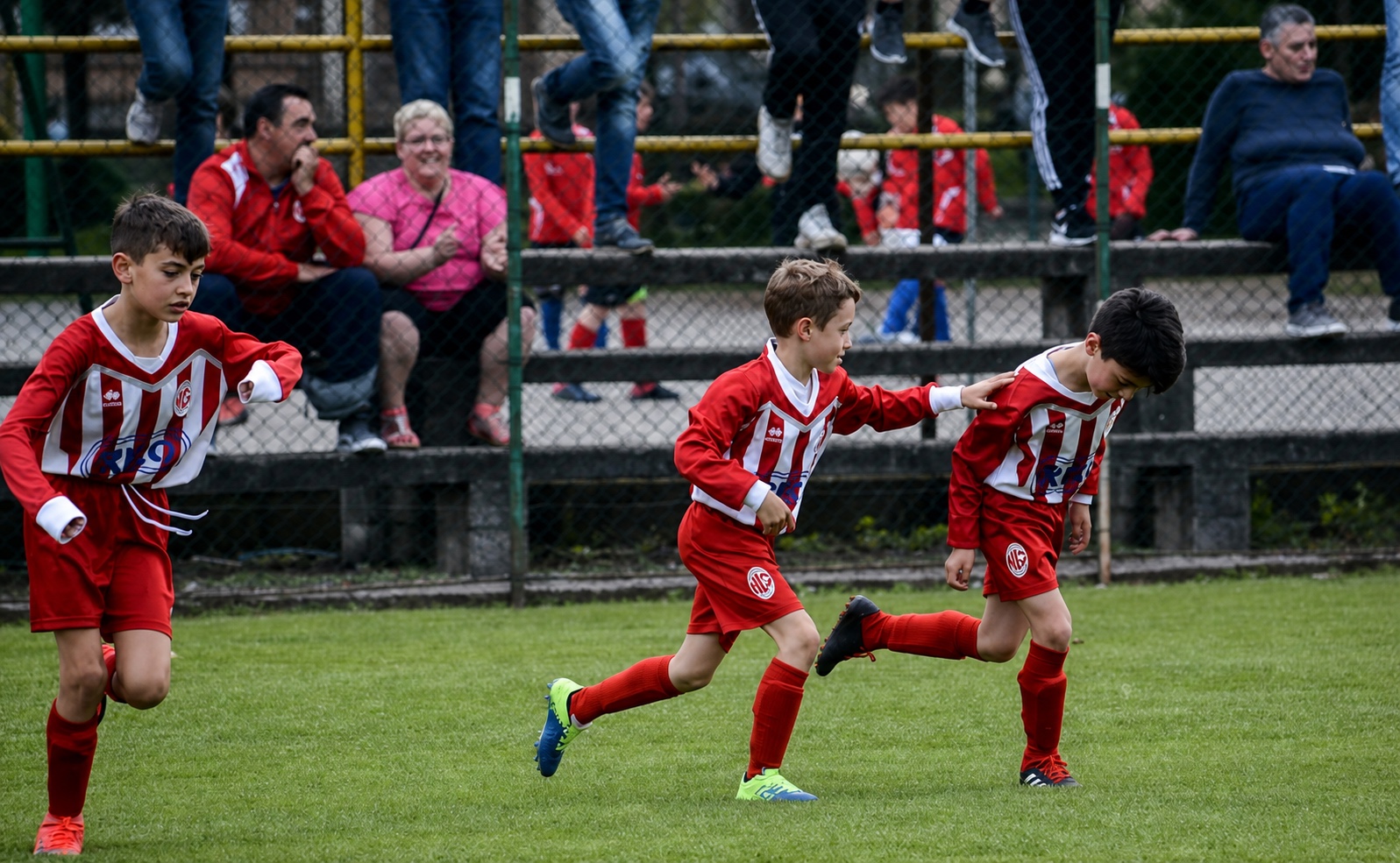 Ragazzi della Ghisalba in partita