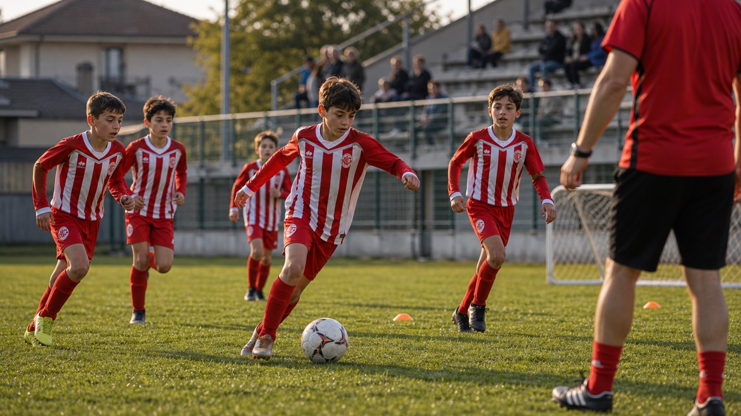 Ragazzi della Ghisalba in allenamento